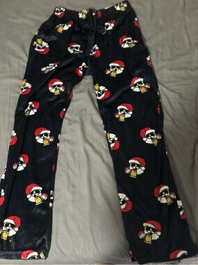 Holiday Santa Plush Lounge Pants